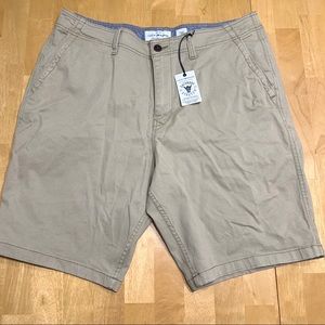 Lucky Brand Saturday Stretch Mens Khaki Shorts NWT